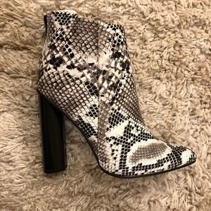 VICI Snakeskin Booties